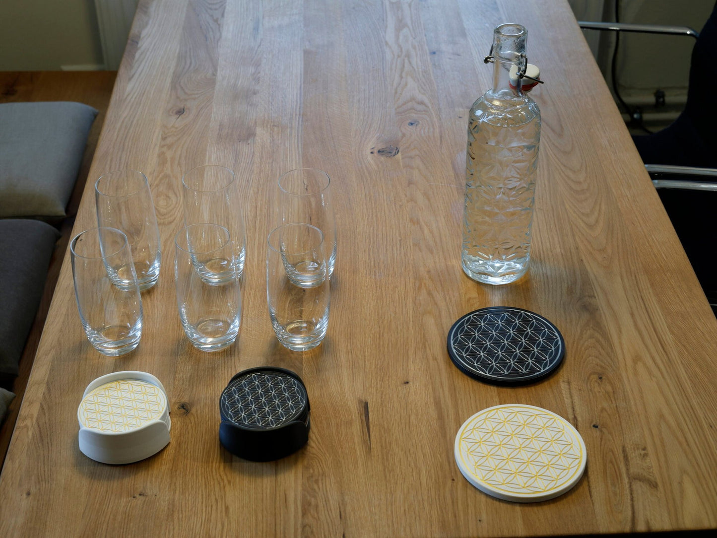 NERAGO 6er-Set Tisch