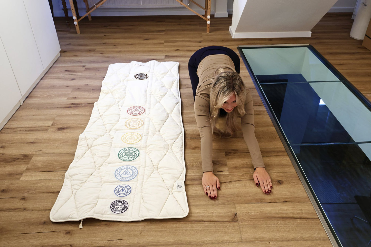 ZENTARI Energie-Matte Anwendung